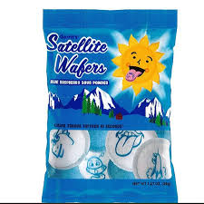 Satellite Wafers Sour Powder Filled Candy Peg Bags, 12ct