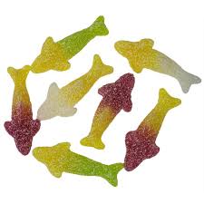 Gustaf's Sour Gummi Sharks, Gummy Candy, 4.4lb Bag