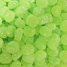 Gustaf's Sour Apple Buttons, Gummy Candy, 4.4lb Bag