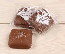 Coblentz Choc, Milk Choc Caramels w/Sea Salt, 5lb Box