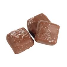 Coblentz Choc, Milk Choc Caramels w/Sea Salt, 5lb Box