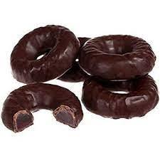 JOYVA Chocolate Covered Raspberry Jelly Rings 5 Pound  box