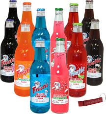 Frostie Strawberry Soda, 12oz Glass Bottle 12ct