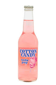 Kist Cotton Candy Soda, 12oz Glass Bottle 12ct
