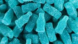 Jellioo Swedish Sour-ish Blue Raspberry Bottles 2.20lbs